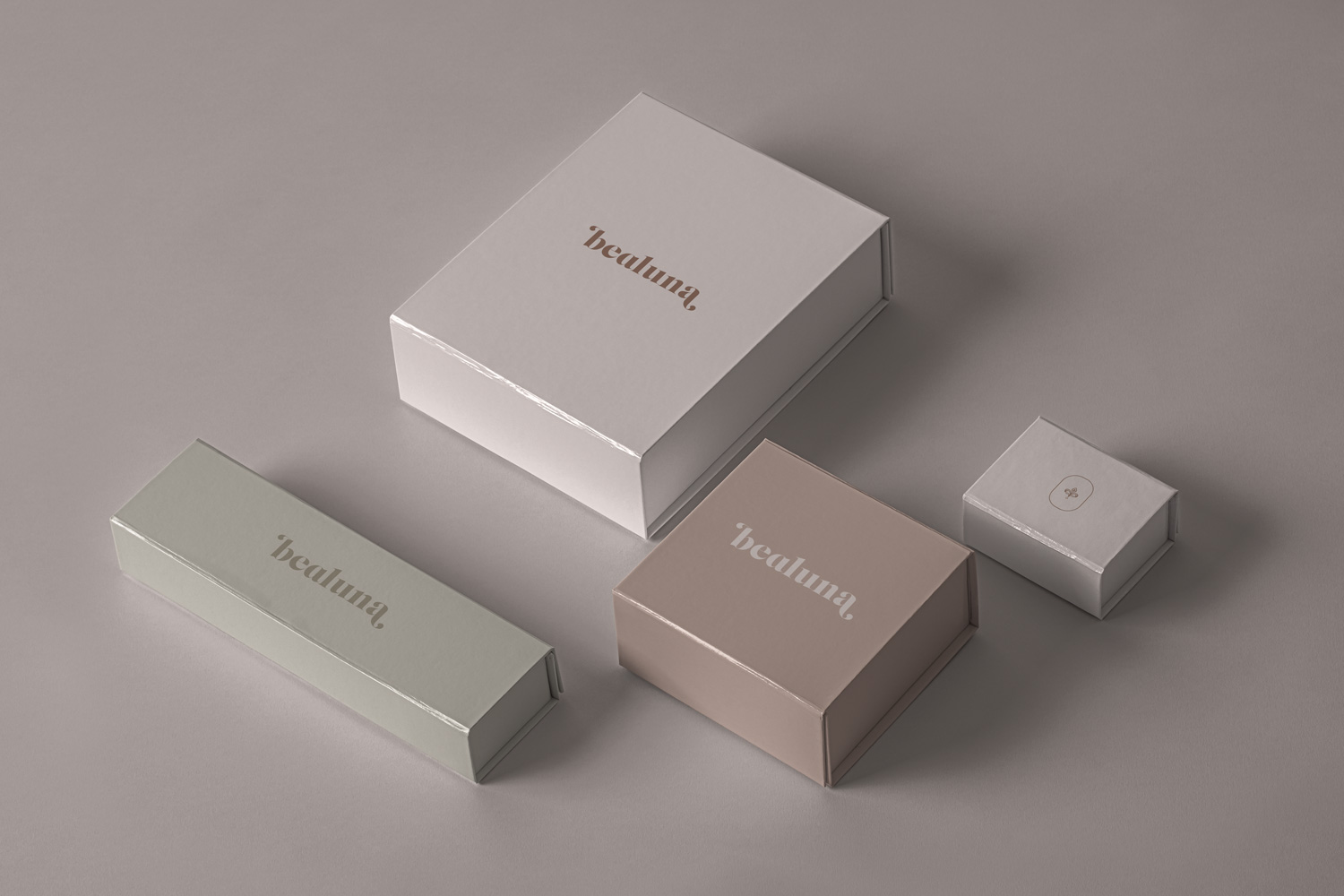 Bealuna Jewelry Brand Packaging Mockup by Everything Here Now Bealuna Jewelry Brand Packaging Mockup by Everything Here Now