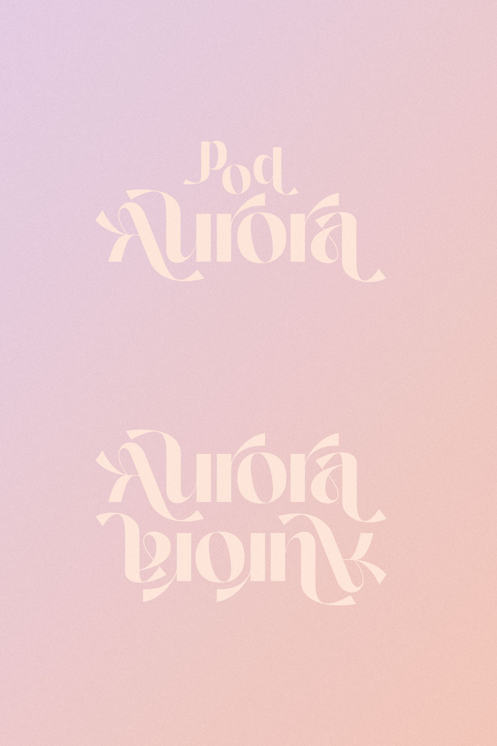 Pod Aurora Logo Options by Everything Here Now