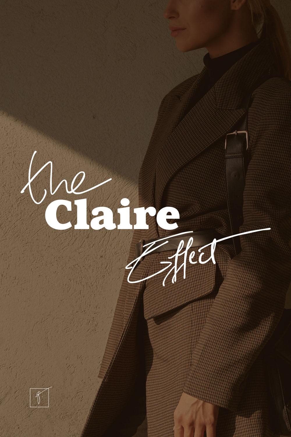 Claire Semi-Custom Hand-Lettered Logo Design by Everything Here Now
